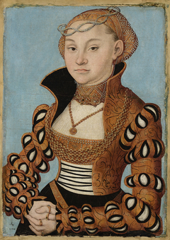 Portrait of a Saxon Noblewoman by Lucas Cranach the Elder