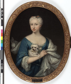 Portrait of a Woman, possibly Cornelia Broichot (1681-1731), wife of Paulus Nicolaas van Assendelft by Johannes Vollevens II