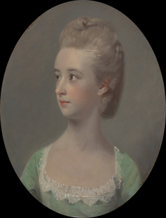 Portrait of a young woman, possibly Miss Nettlethorpe by Henry Walton