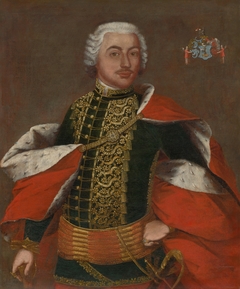 Portrait of a Zeman in Ceremonial Costume by Ján Gottlieb Kramer