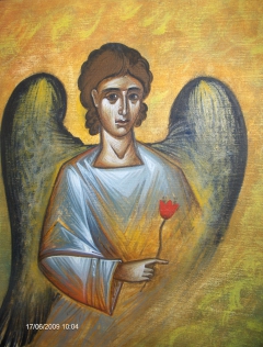 Portrait of Angel by Aggeliki Papadomanolaki