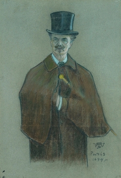 Portrait of August Strindberg by Sigurd Wettenhovi-Aspa