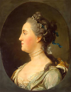 Portrait of Catherine II in Profile by Vigilius Eriksen