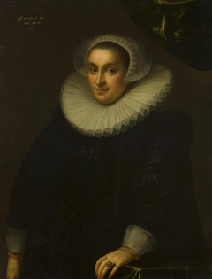 Portrait of Cornelia Bot, wife of Gottfried Houtappel by Gortzius Geldorp