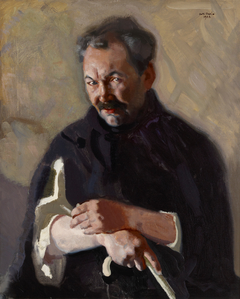 Portrait of Eino Leino by Antti Favén