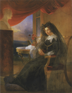 Portrait of Empress Dowager Yelizaveta Alekseevna by Pyotr Basin