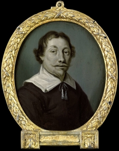 Portrait of Jan van der Veen, Pharmacist and Poet in Deventer by Arnoud van Halen