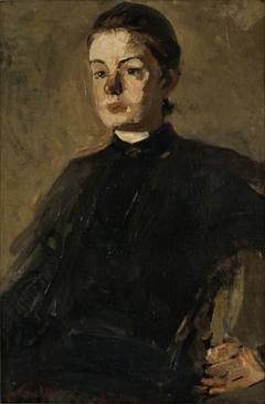 Portrait of Kitty van Vloten by George Hendrik Breitner