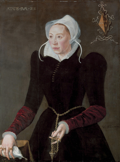 Portrait of Marytge Dedel by Isaac van Swanenburg