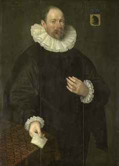 Portrait of Paulus Cornelisz van Beresteyn, Burgomaster of Delft by Jacob Willemsz. Delff I