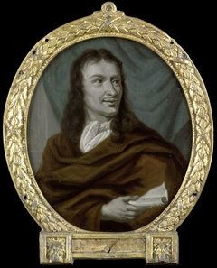 Portrait of Pieter Verhoek, Poet and Marble Painter in Amsterdam by Arnoud van Halen