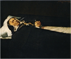 Portrait of Saint Simon of Rojas dead by Vincenzo Carducci