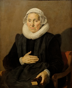 Portrait of Sara Andriesdr Hessix by Frans Hals