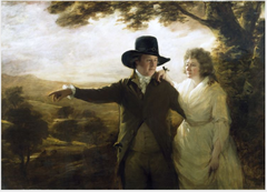 Portrait of Sir John and Lady Clerk of Penicuik by Henry Raeburn