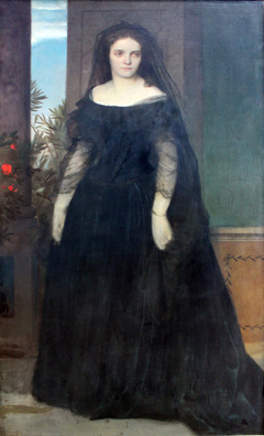 Portrait of the Actress Fanny Janauschek by Arnold Böcklin