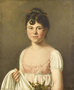 Portrait of the artist's daughter by Martin Drolling