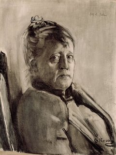 Portrait of the Painter Kitty L. Kielland by Christian Krohg