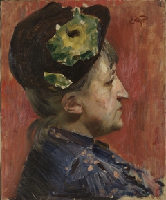 Portrait of the Painter Kitty L. Kielland by Eilif Peterssen