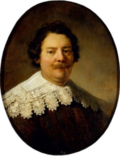 Portrait of Willem Burggraeff, husband of Maertgen van Bilderbeecq by Rembrandt