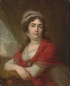 Porträt der Martha Dunina by Vladimir Borovikovsky