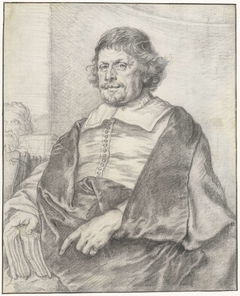 Portret van Caspar Barlaeus by Joachim von Sandrart