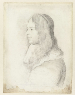 Portret van Constantijn Huygens de Oude by Constantijn Huygens II