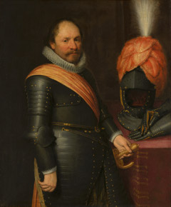 Portret van een onbekende officier by Jan Antonisz van Ravesteyn