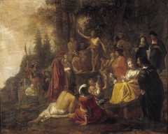 Preaching of John the Baptist by Nikolaus Knüpfer