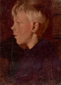 Profile Portrait of a Boy by Denman Ross