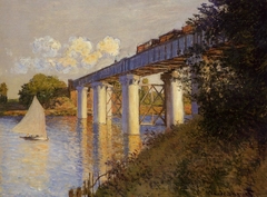 Railroad Bridge, Argenteuil by Claude Monet