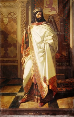 Ramiro I rey de Asturias by Isidoro Lozano