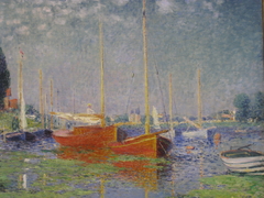 Red Boats at Argenteuil by Claude Monet