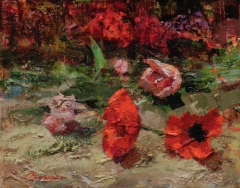 Red Poppies by Ron Barsano