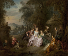 Repose in a Park by Jean-Baptiste Pater