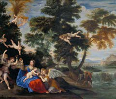 Rest on the Flight into Egypt by Francesco Albani