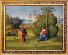 Rest on the Flight into Egypt by Unknown Artist