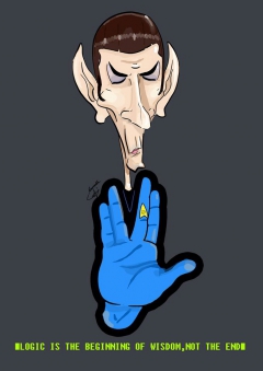 Rip Mr. Spock by Ibrahim Al Awamleh