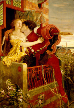 Romeo and Juliet by Ford Madox Brown