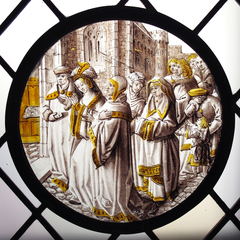 Roundel with Susanna Led to Judgement by Anonymous