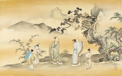 Sage Writing on a Rock by Kanō Tsunenobu