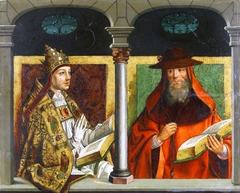 Saint Gregory the Great and Saint Jerome by Pedro Berruguete