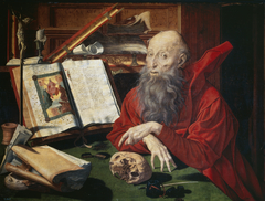 Saint Jerome by Marinus van Reymerswaele