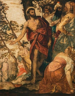 Saint John the Baptist Preaching (after Veronese) by William Etty