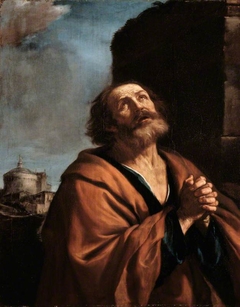 Saint Peter Penitent by Guercino