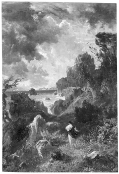 Sappho (Skizze) by Heinrich Dreber