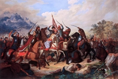 Scene from the War against the Turks by Bálint Kiss