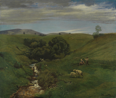 Schwarzwaldwiese by Hans Thoma