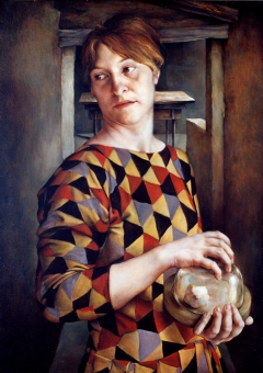 Self-portrait by Laura van den Hengel