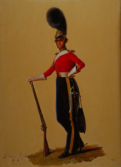 Sergeant Benjamin Gilliece (b. 1804)], 5th (Princess Charlotte of Wales's) Dragoon Guards by Alexandre-Jean Dubois-Drahonet