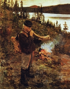 Shepherd Boy from Paanajärvi by Akseli Gallen-Kallela